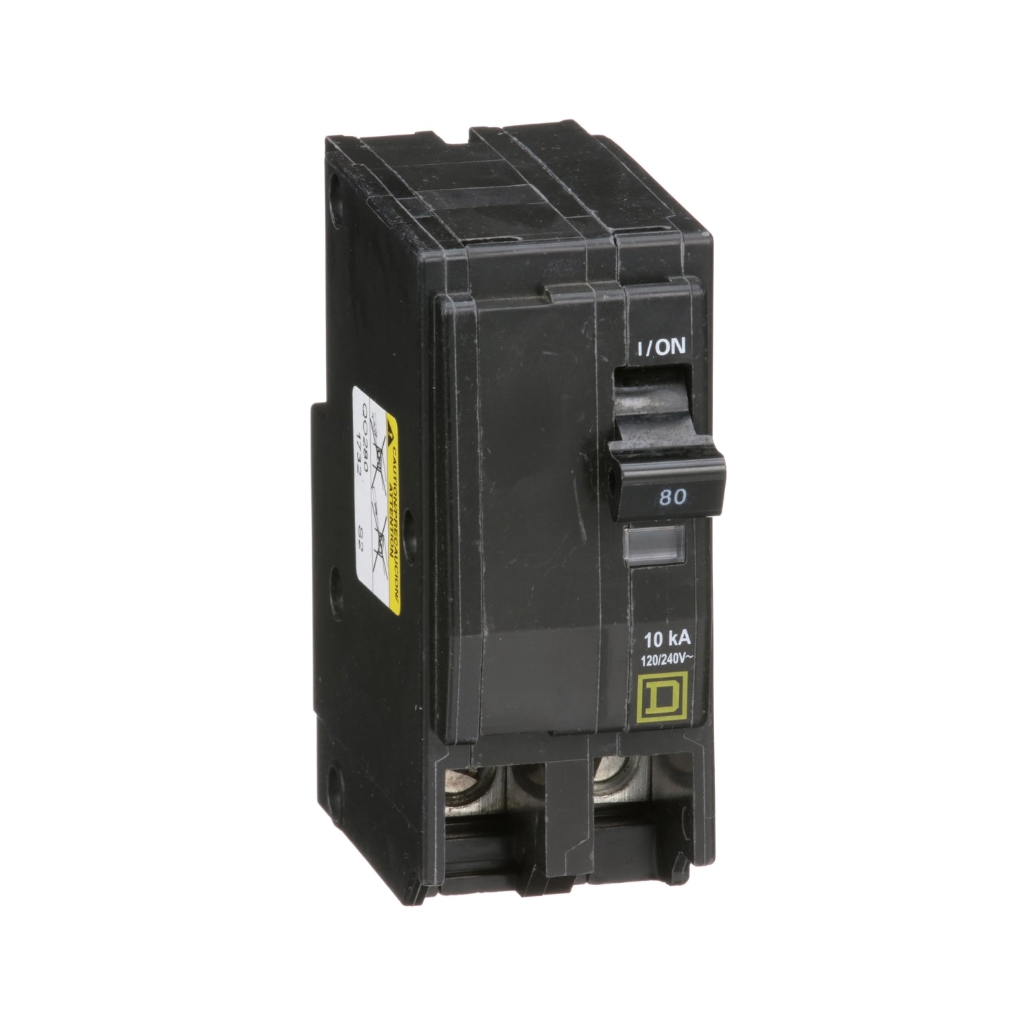 QO280 - Schneider Electric - Plug-In 80 Amp 2 Pole 240 Volt Square D Circuit Breaker