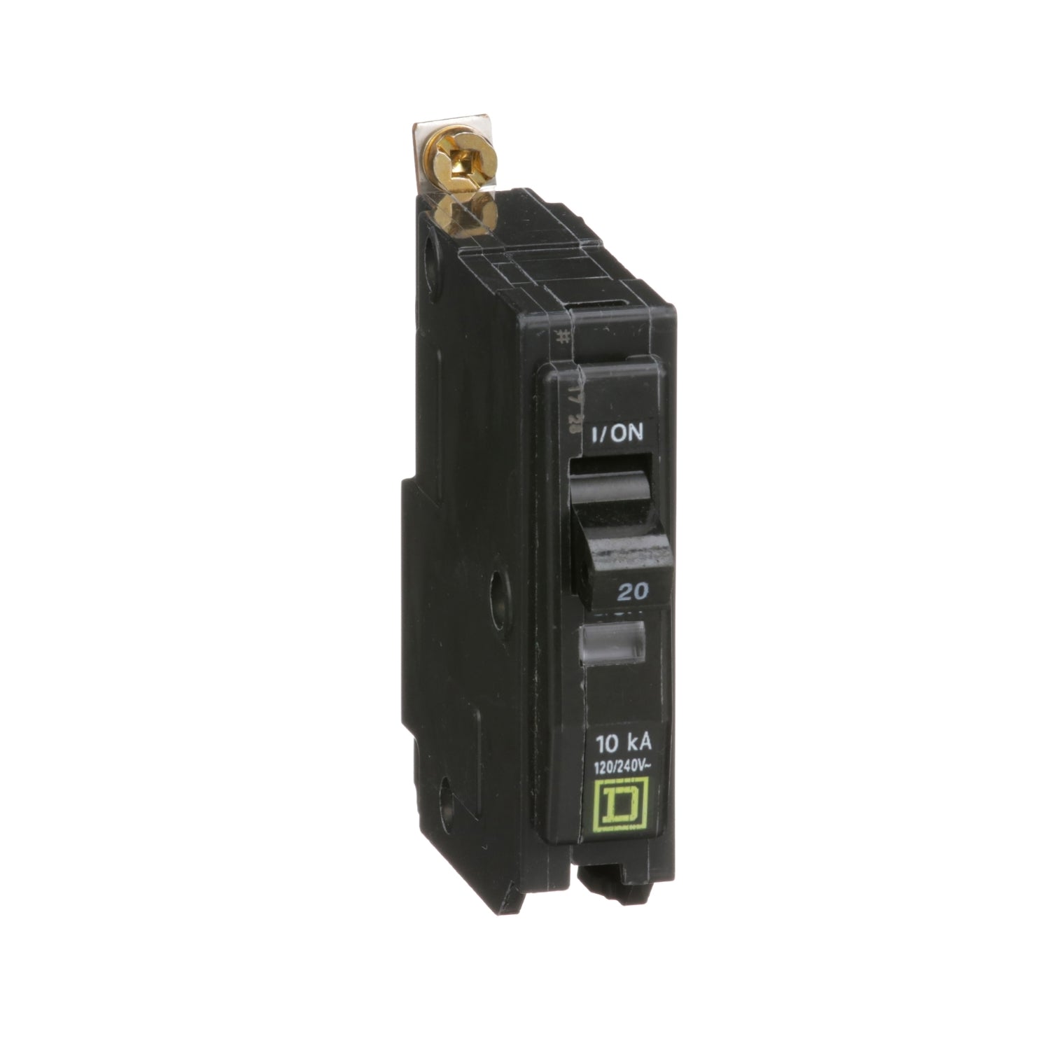 QOB120 - Schneider Electric - Bolt-On - 20 Amp 1 Pole 120 Volt Square D Circuit Breaker
