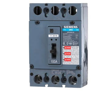 QR23B100 - Siemens 100A 3P 240V QR Series Molded Case Circuit Breaker