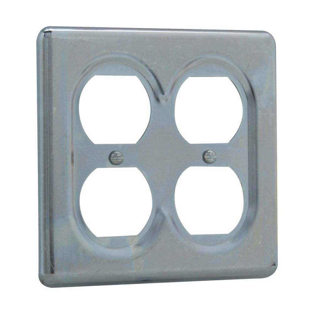 S232 - Eaton Crouse-Hinds Series - Surface Mount 2-Gang S Series Duplex Receptacle Cover