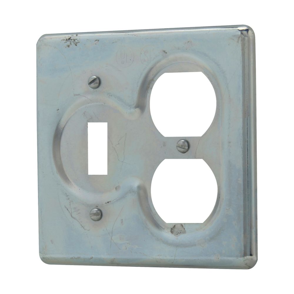 S32232 - Eaton Crouse-Hinds Series - 2-Gang S Series Snap Switch Cover