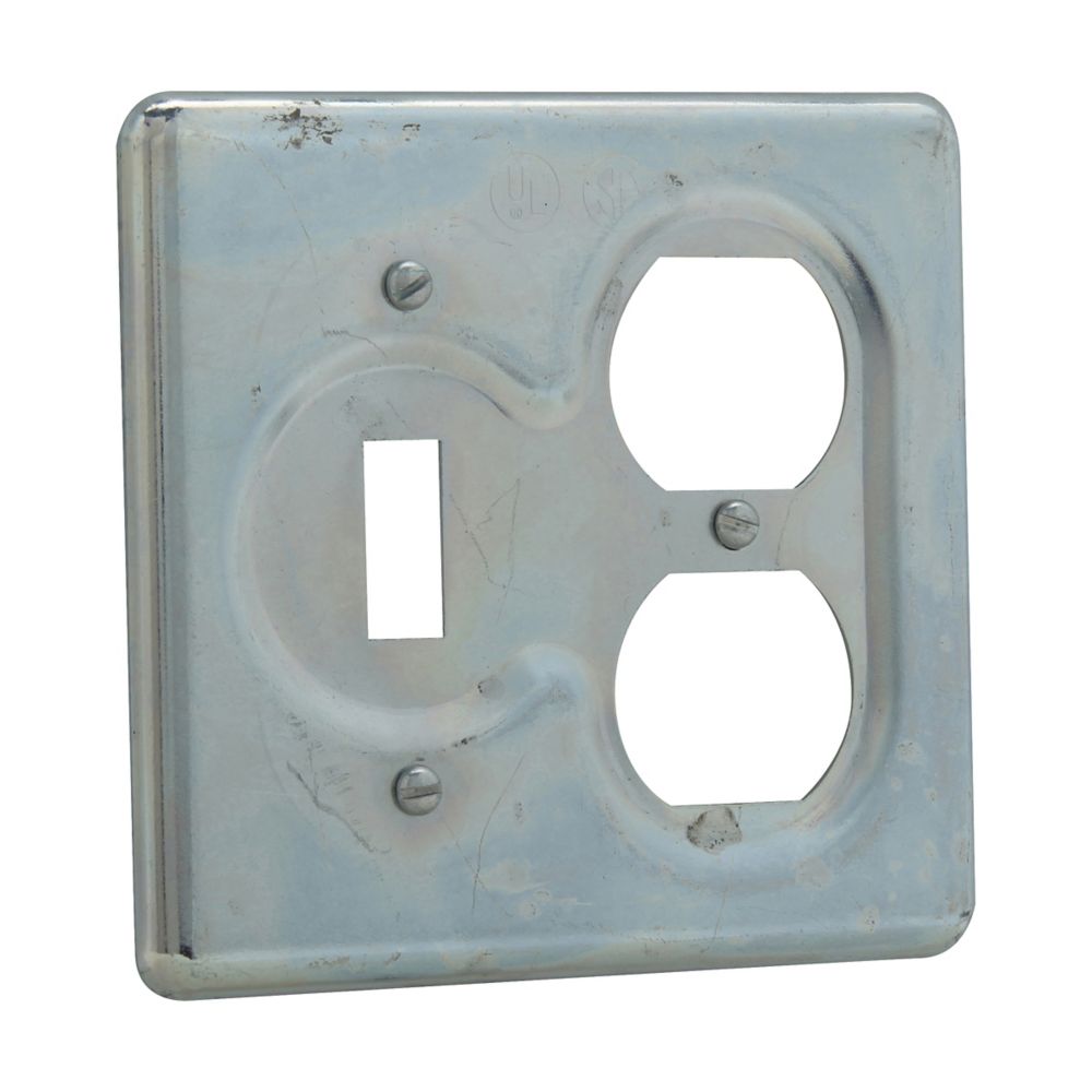S32232 - Eaton Crouse-Hinds Series - 2-Gang S Series Snap Switch Cover