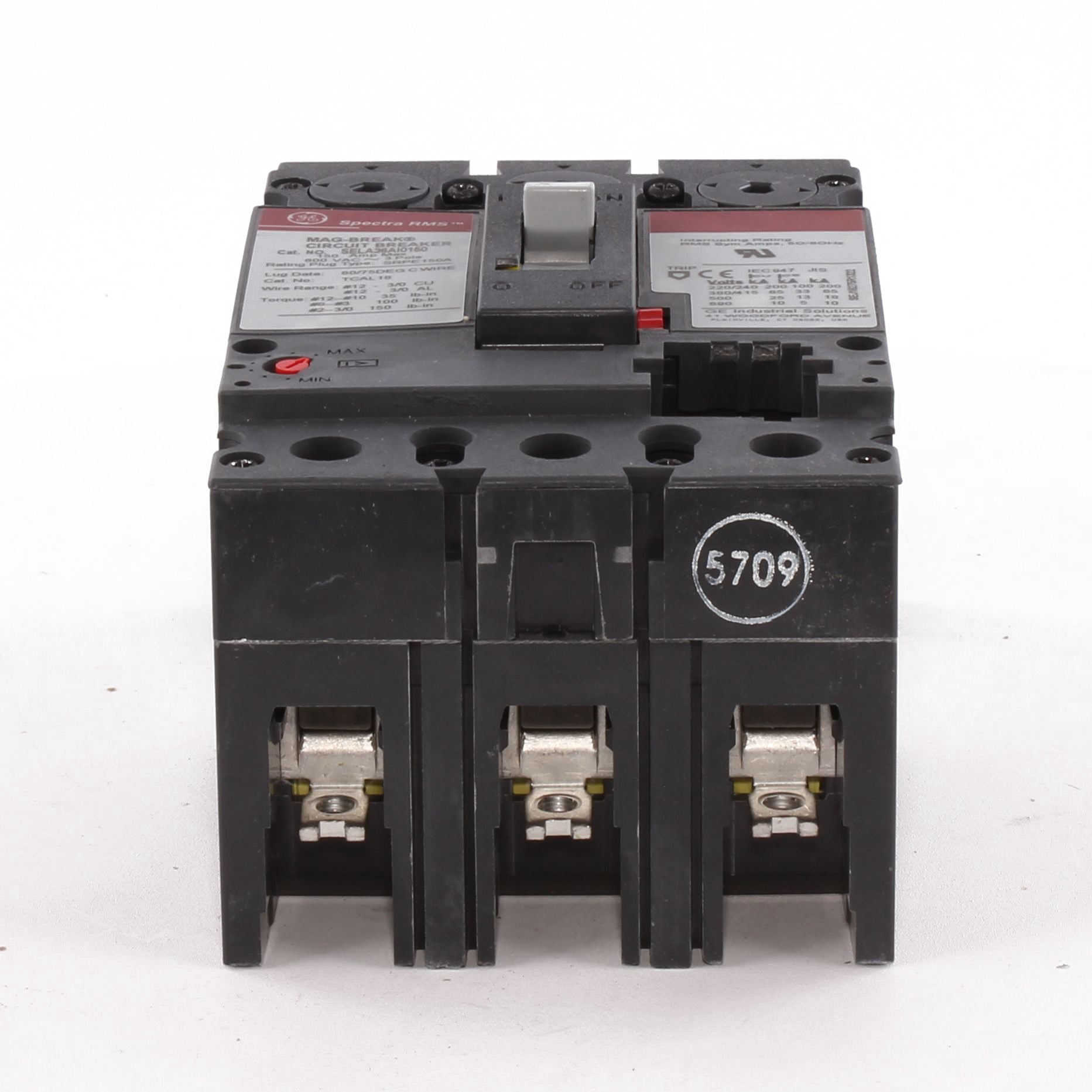 SELA36AI0007 - General Electric - 7 Amp 3 Pole 600 V Circuit Breaker