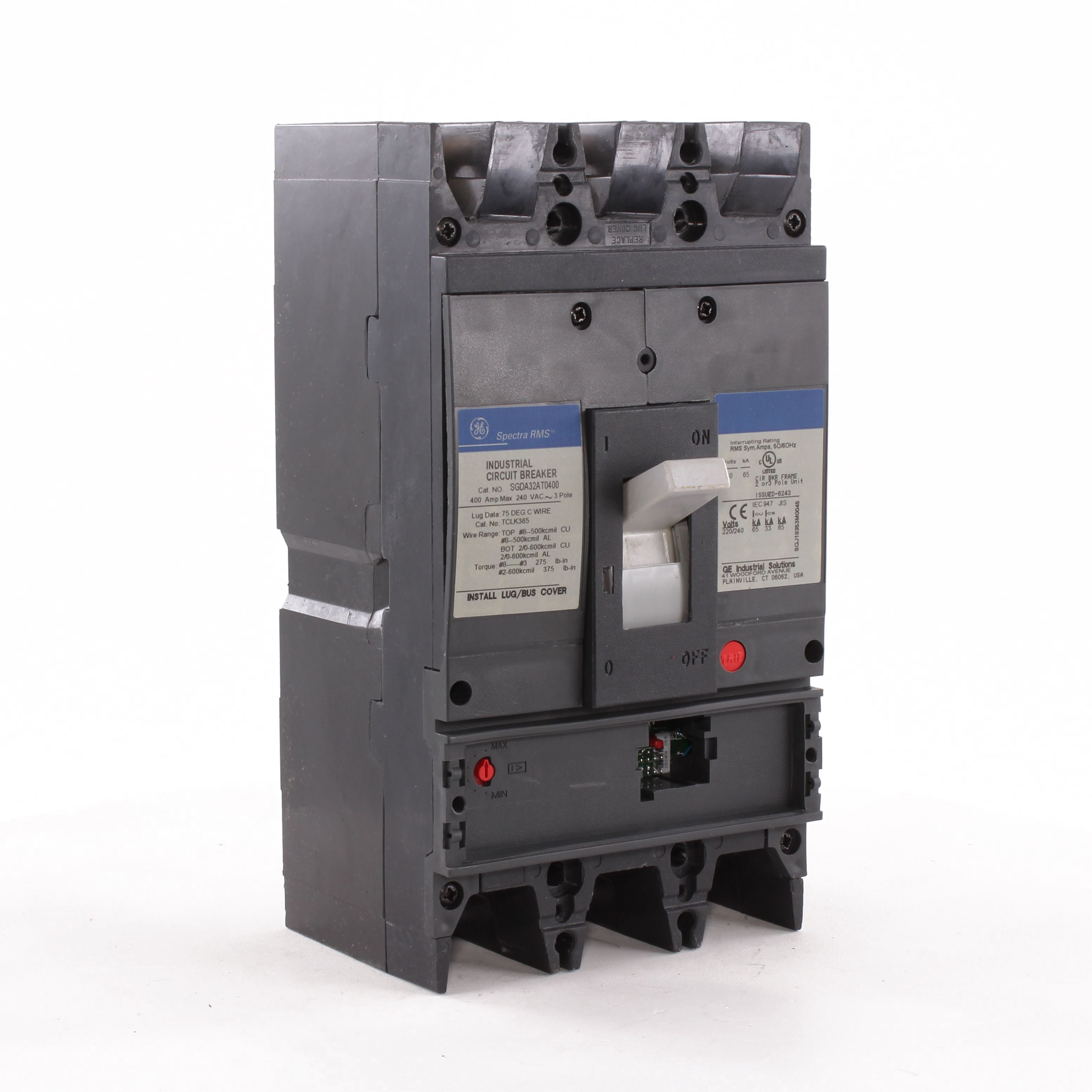SGDA32AT0400 - General Electric - 400 Amp 3 Pole 240 V Circuit Breaker