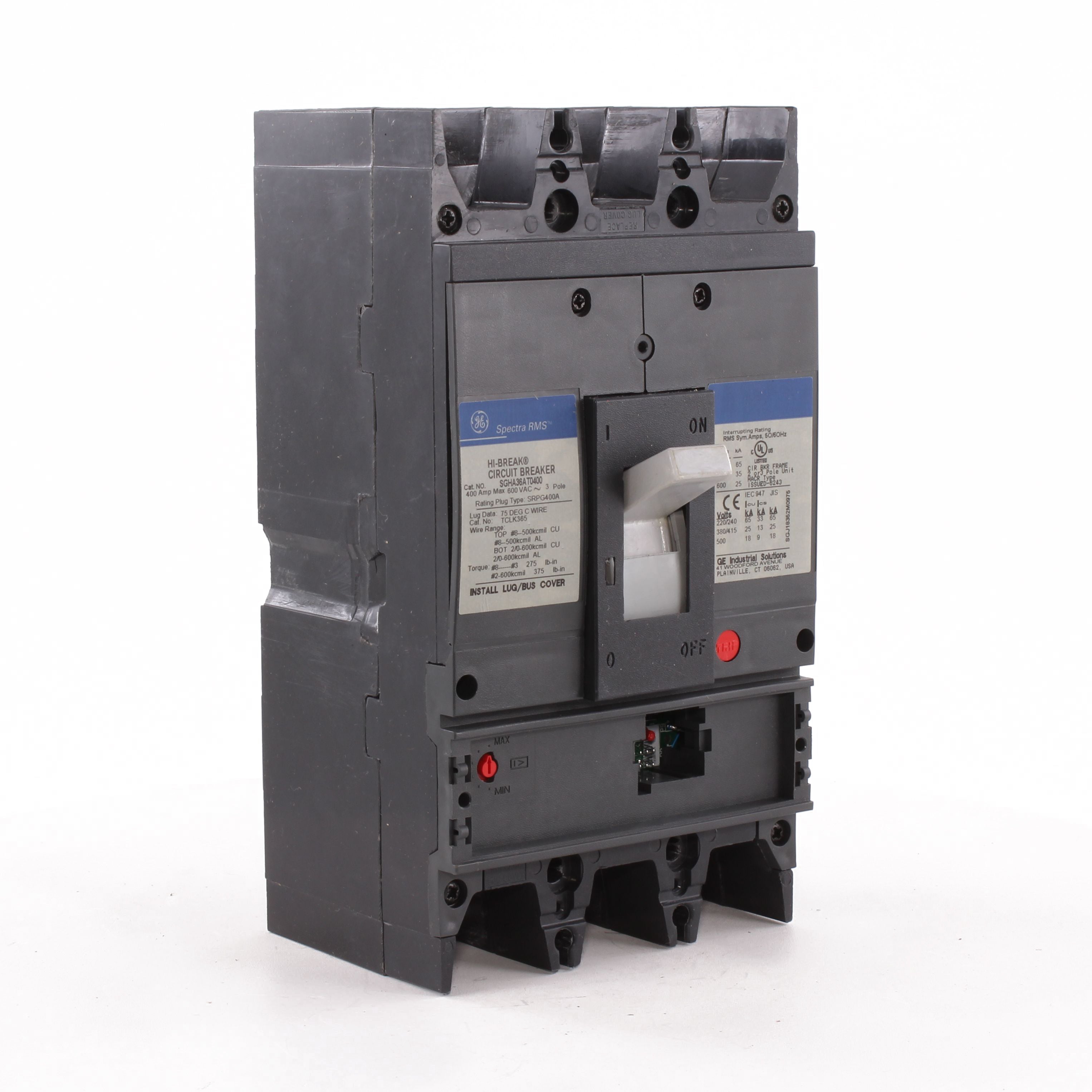 SGHA36AT0400 - General Electric - 400 Amp 3 Pole 600 V Circuit Breaker