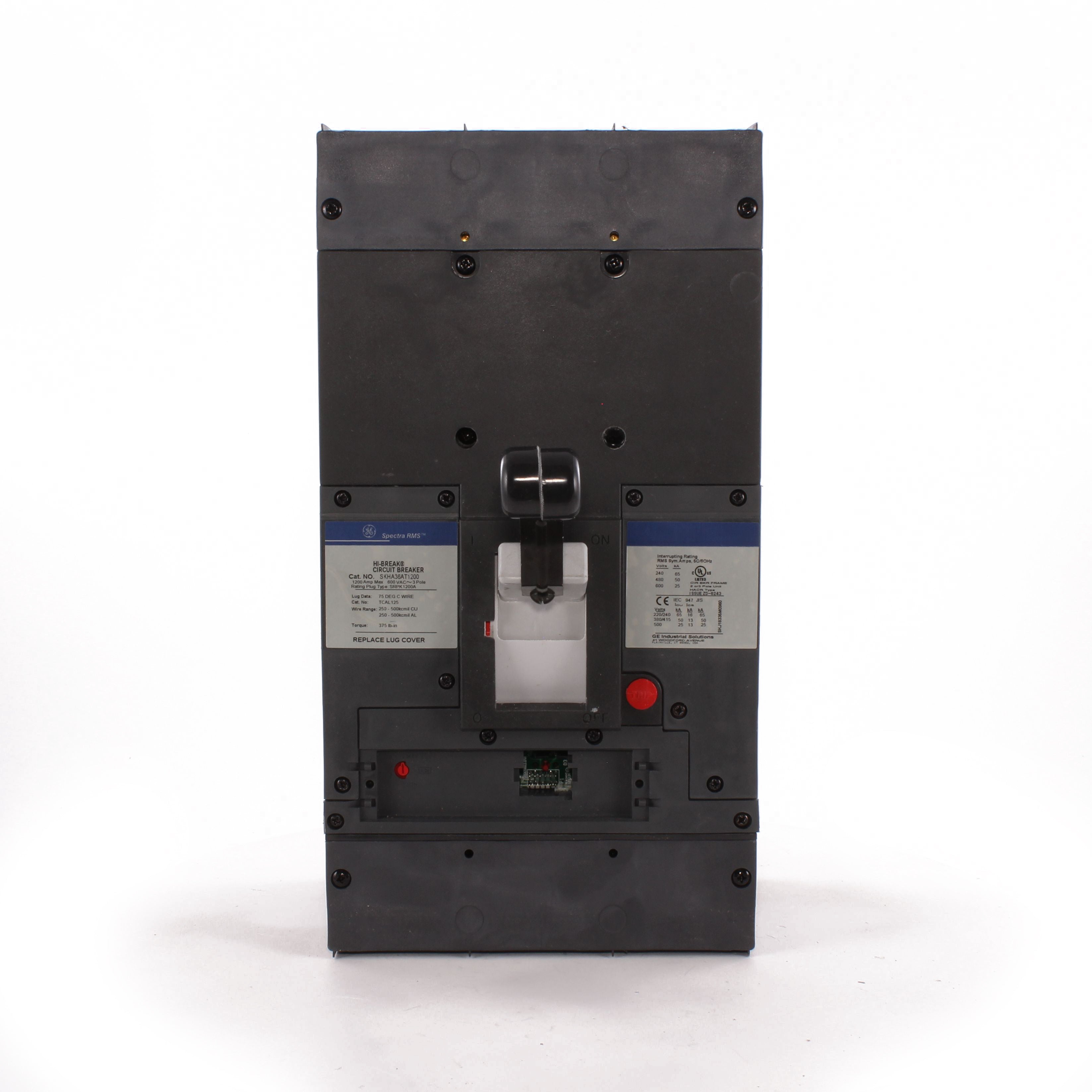 SKHA36AT1200 - General Electric - 1200 Amp 3 Pole 600 V Circuit Breaker