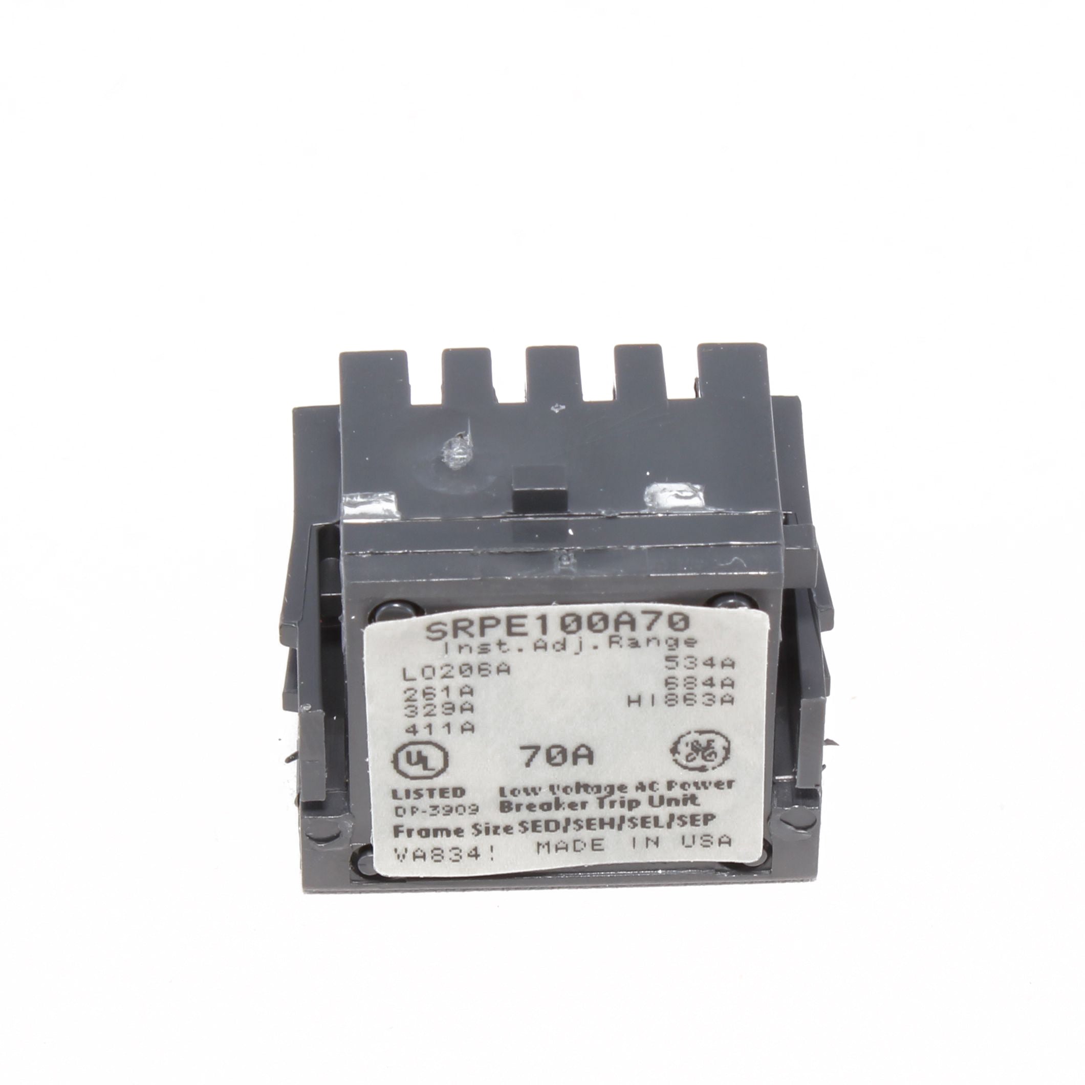 SRPE100A70 - General Electric - 70 Amp Circuit Breaker Rating Plug