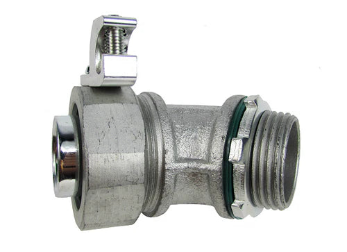 ST45150L - Appleton - 1-1/2 in 45 Degree Liquid Tight Flexible Metallic Conduit Connector
