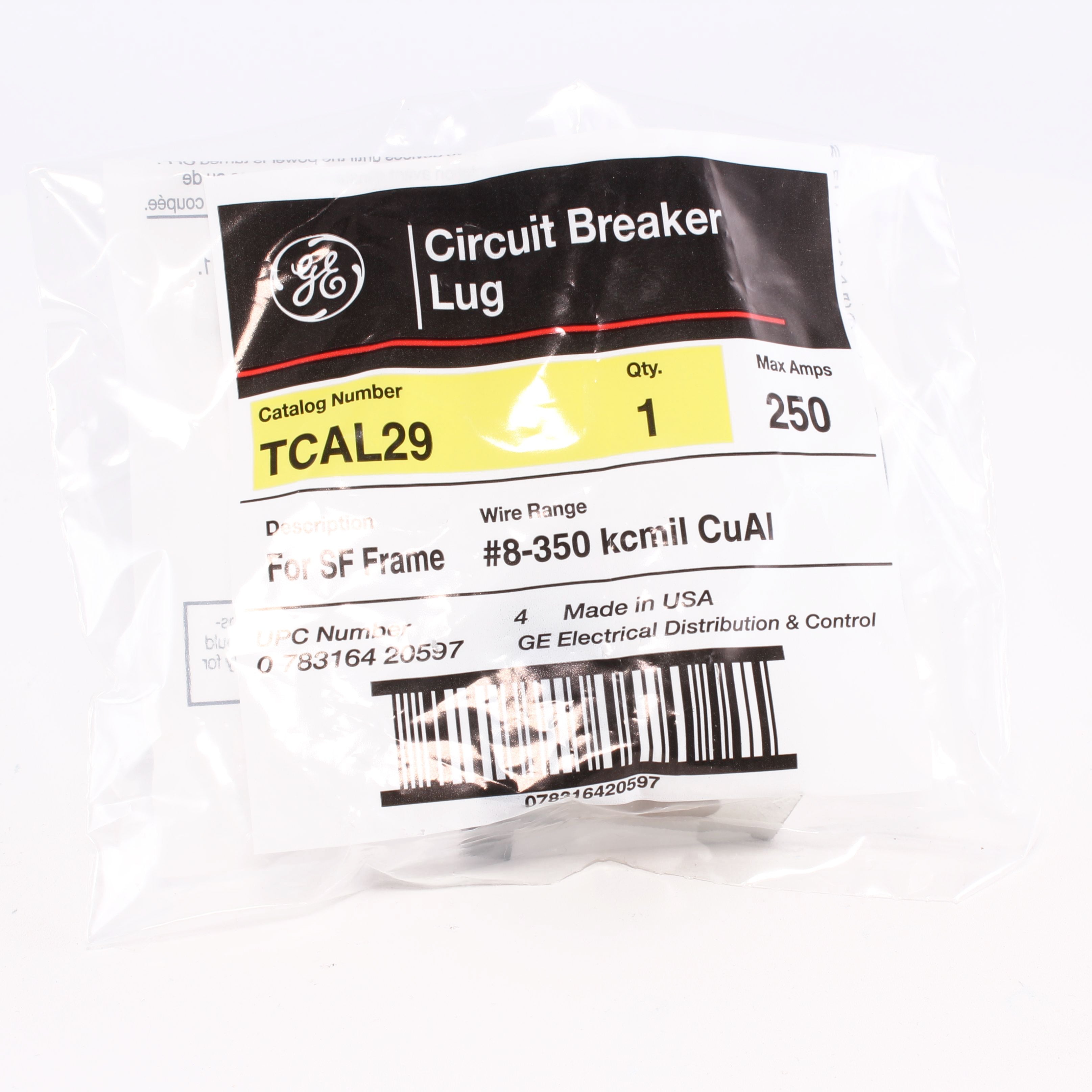 TCAL29 - General Electric - Lug Terminal Kit TCAL Series