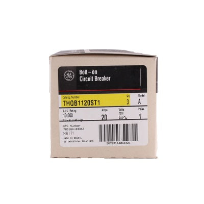 THQB1120ST1 - General Electric - 20 Amp 1 Pole 120 V Circuit Breaker