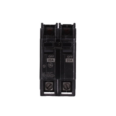 THQC2120WL - General Electric - Feed-Thru - 20 Amp - 2 Pole - 240 Volt Q-Line Miniature Circuit Breakers