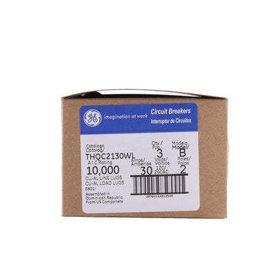 THQC2130WL - General Electric - Feed-Thru - 30 Amp - 2 Pole - 240 Volt Q-Line Miniature Circuit Breakers