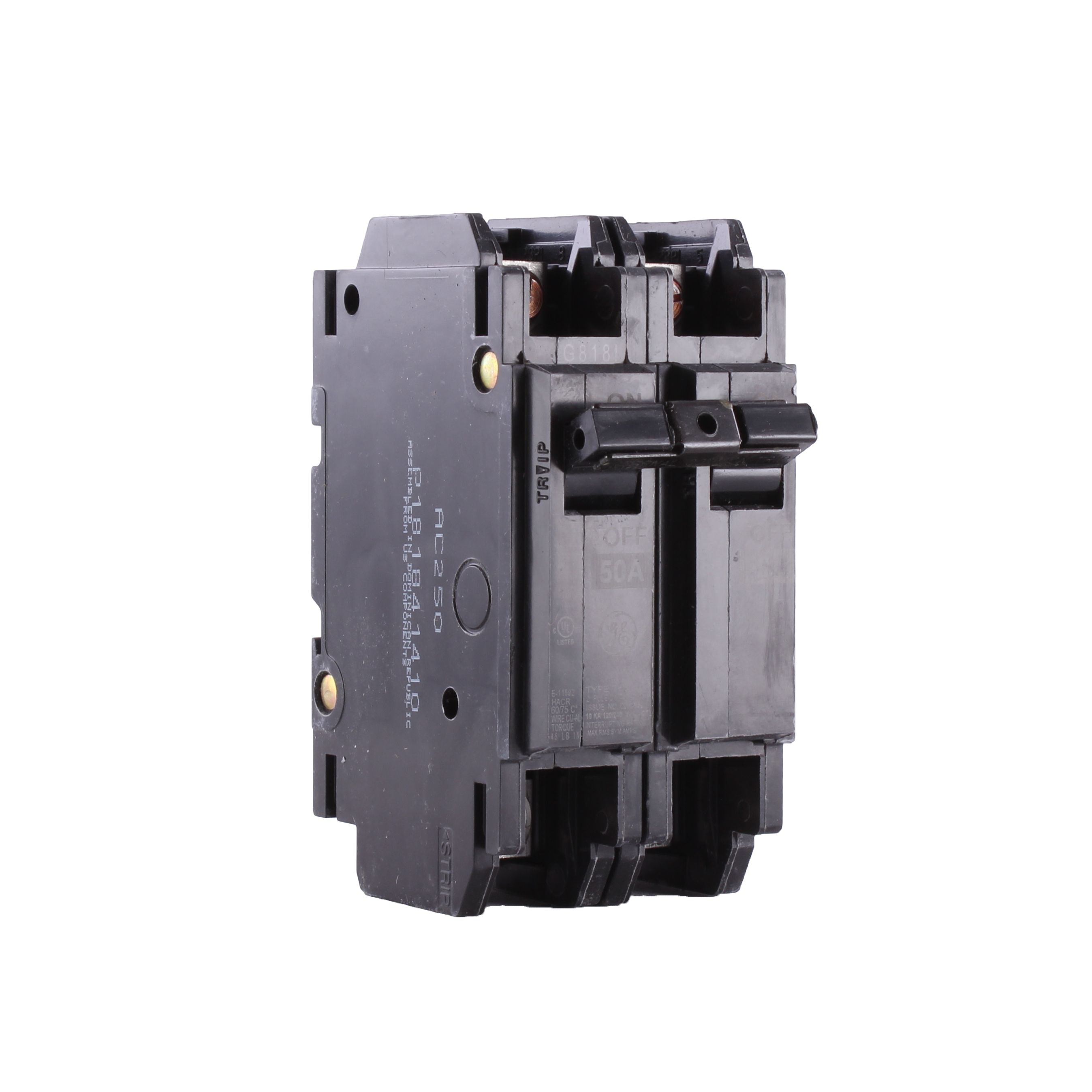 THQC2150WL - General Electric - 50 Amp 2 Pole 240 V Circuit Breaker