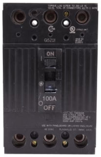 TQD32100WL - General Electric - 100 Amp 3 Pole 240V Molded Case Circuit Breaker Thermal Magnetic Trip