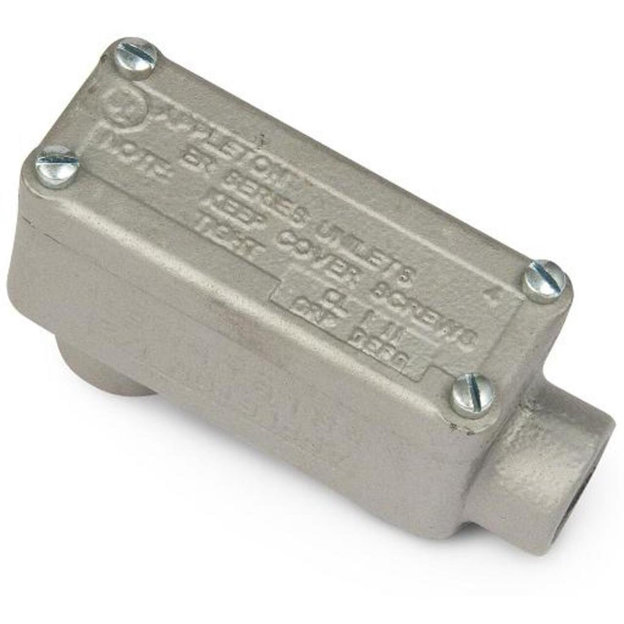 ERLB50 - Appleton - 1/2" Type LB Conduit Body Explosion-Proof Malleable Iron Fitting