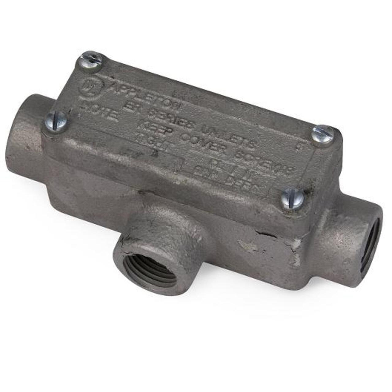 ERT75 - Appleton - 3/4" Type T Conduit Body Explosion-Proof Malleable Iron Fitting