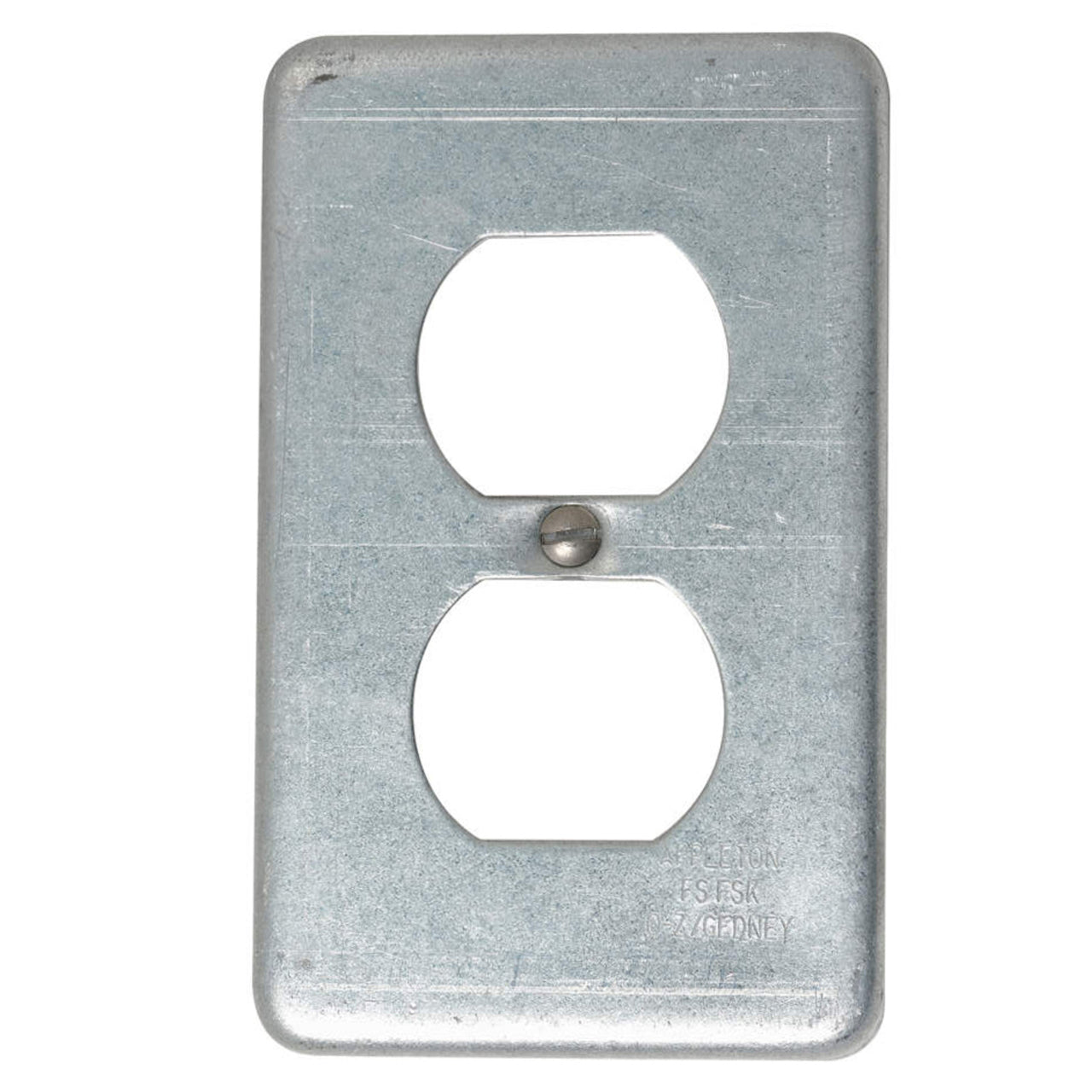 FSK1DRA - Appleton - 1-Gang Duplex Aluminum Receptacle Cover