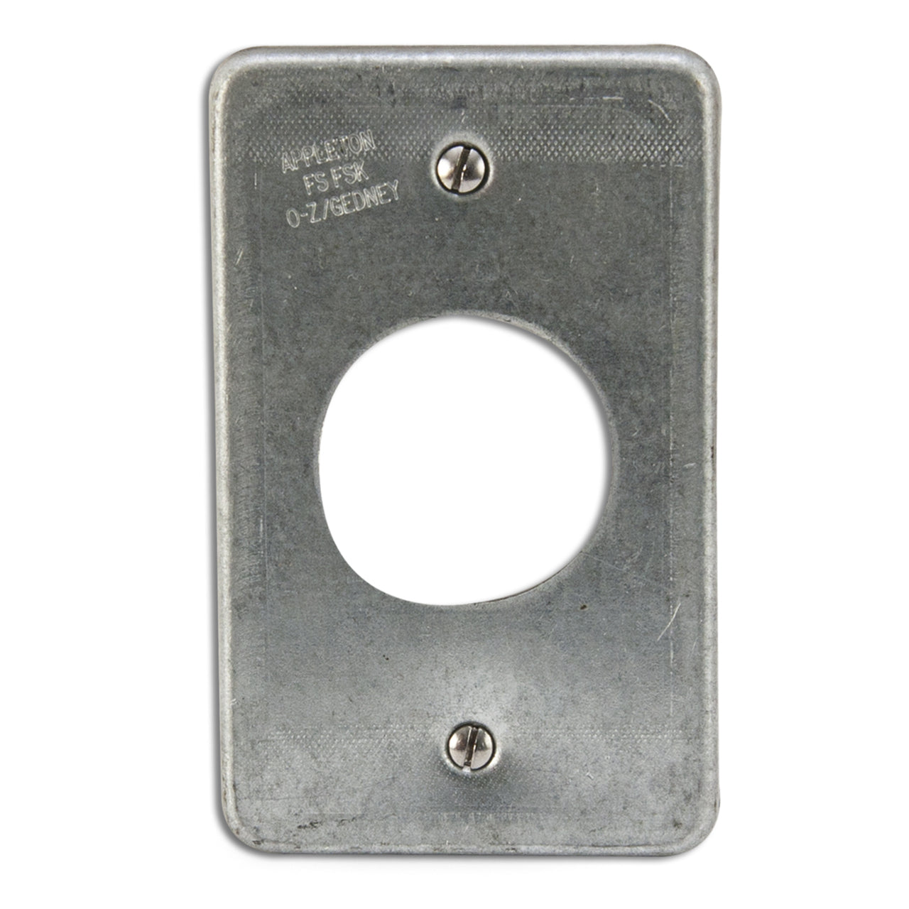 FSK1RQ - Appleton - 1-Gang Steel Receptacle Cover