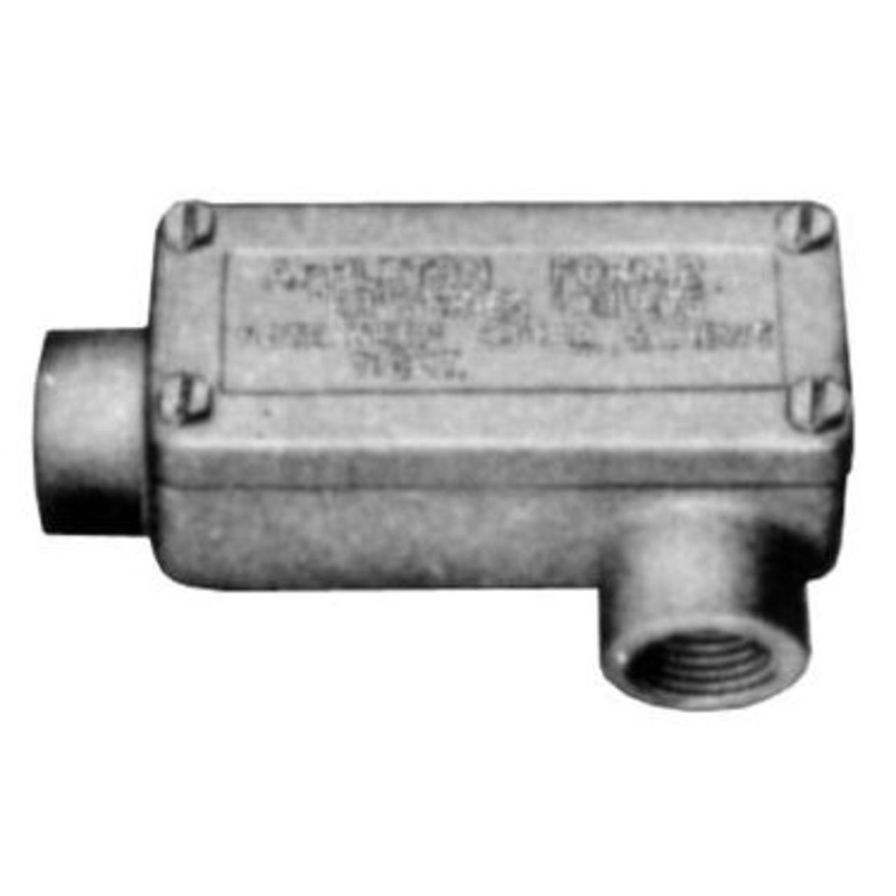 ERLL75 - Appleton - 3/4" Type LL Conduit Outlet Box with Cover and Gasket Explosion-Proof Malleable Iron