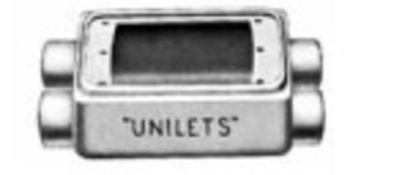 FSCD175 - Appleton - 3/4" 1-Gang Feed-Thru Malleable Iron FS Device Box