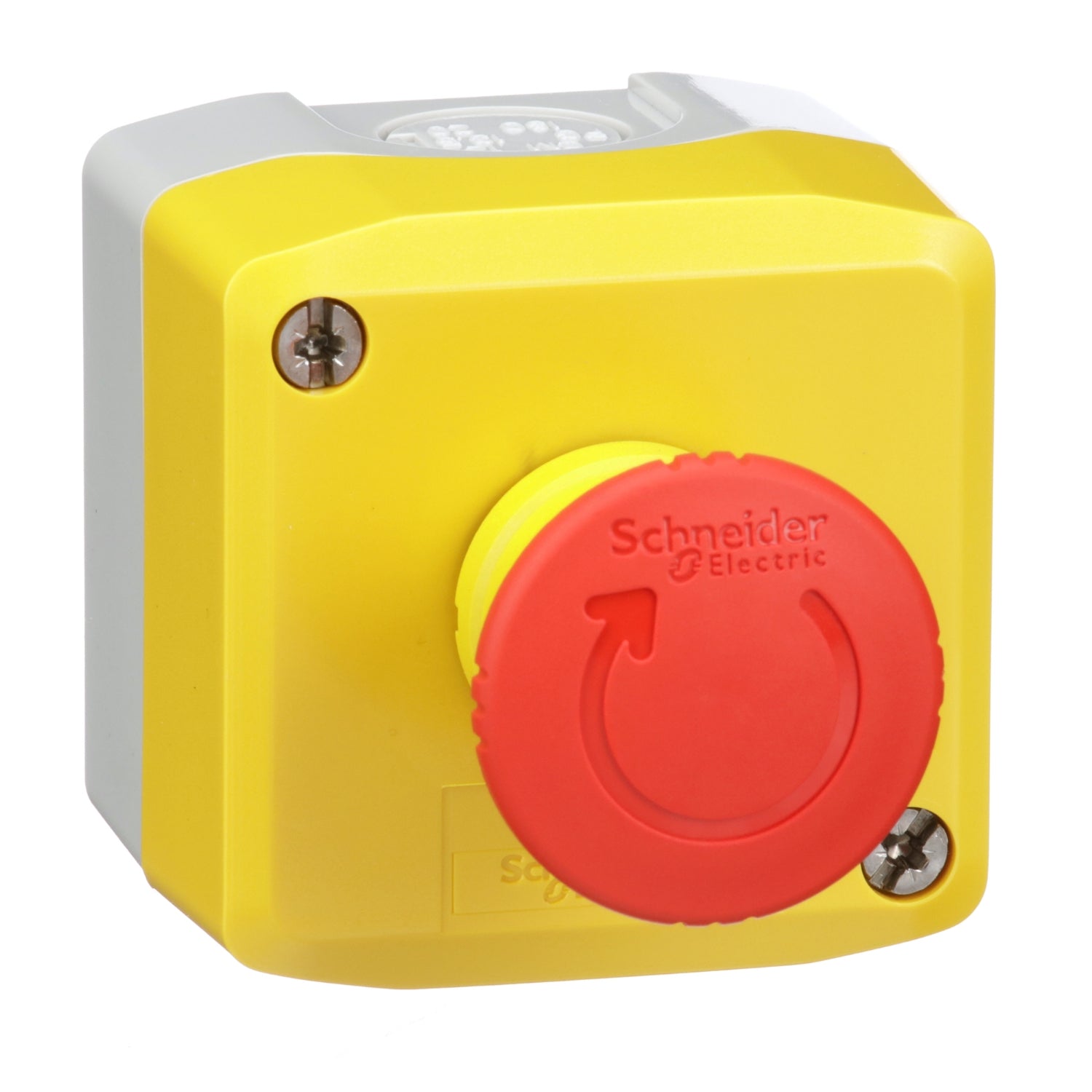 XALK178H7 - Schneider Electric - Square D Harmony Yellow Control Station Red Mushroom Head Push Button 40mm 1 NC
