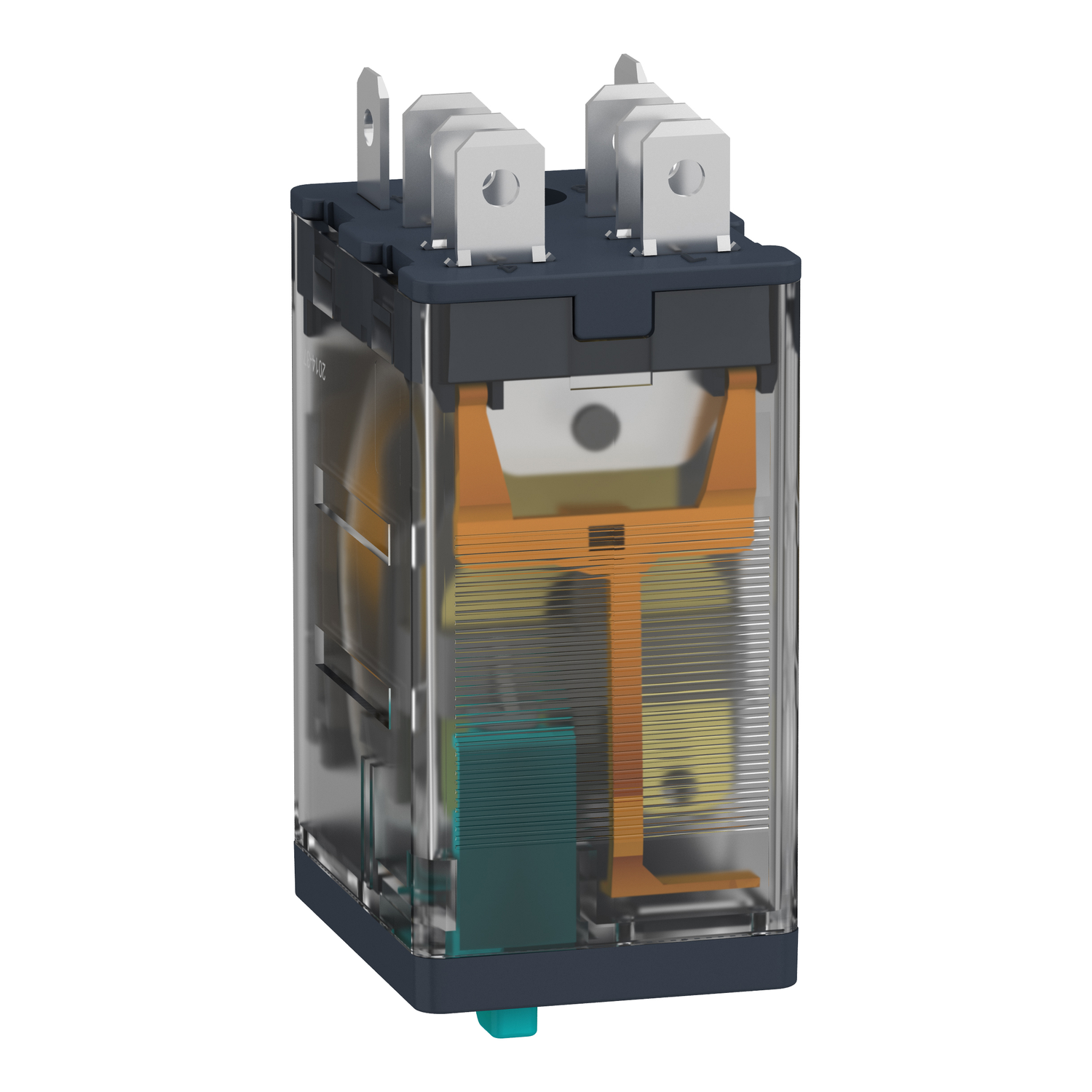 RPM21BD - Schneider Electric - Square D Plug-in Relay Harmony Electromechanical Relays 15A 2CO Lockable Test Button 24V DC
