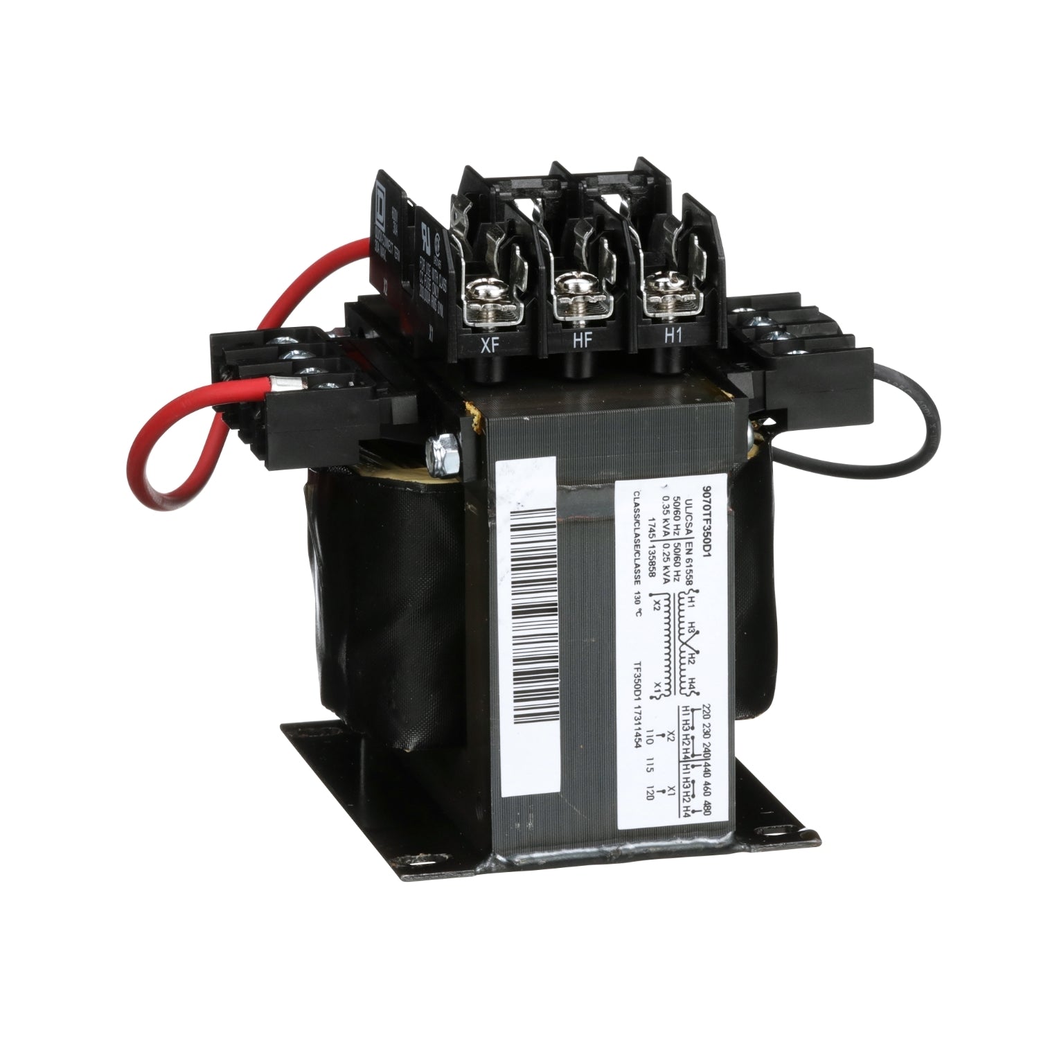 9070TF350D1 - Schneider Electric - 350VA Square D Industrial Control Transformer