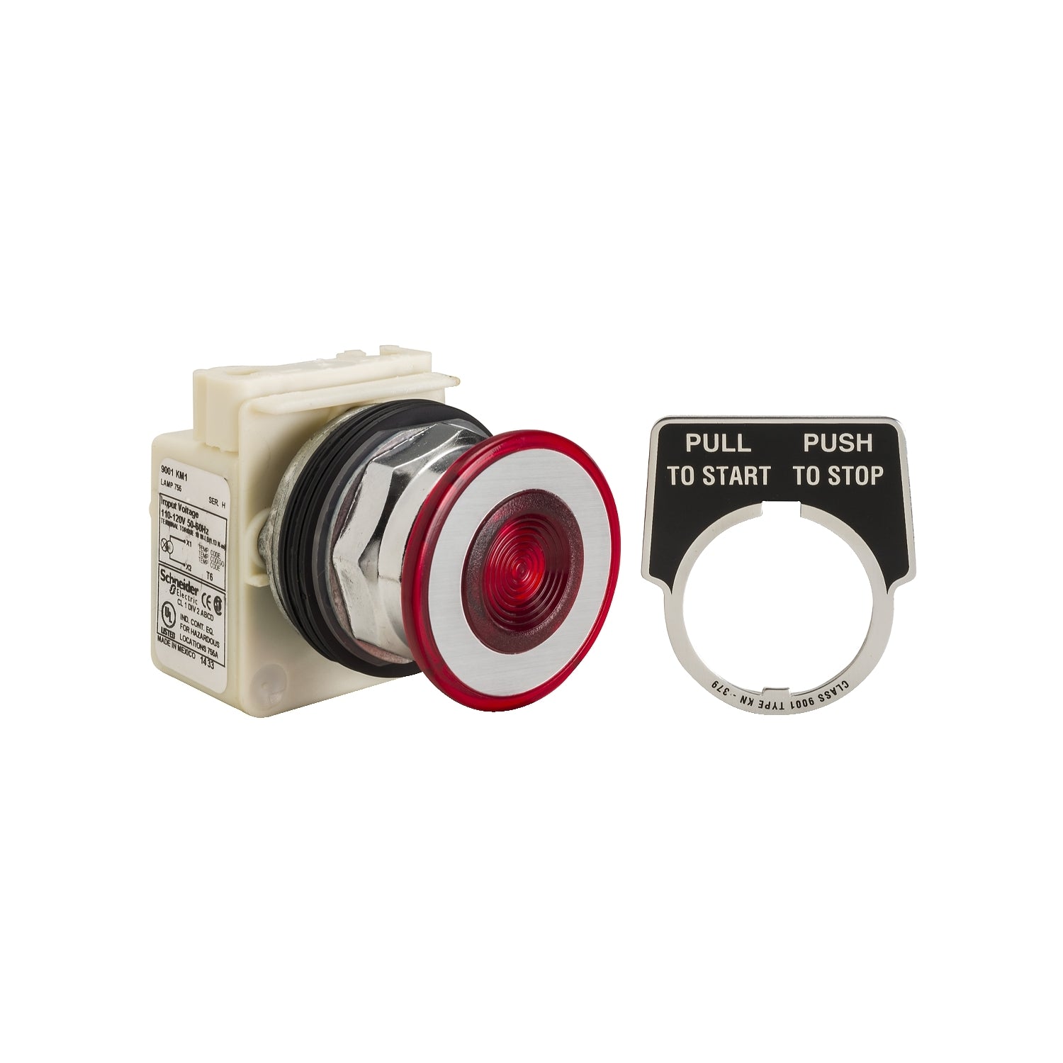 9001KR9P1R - Schneider Electric - Square D Push Button