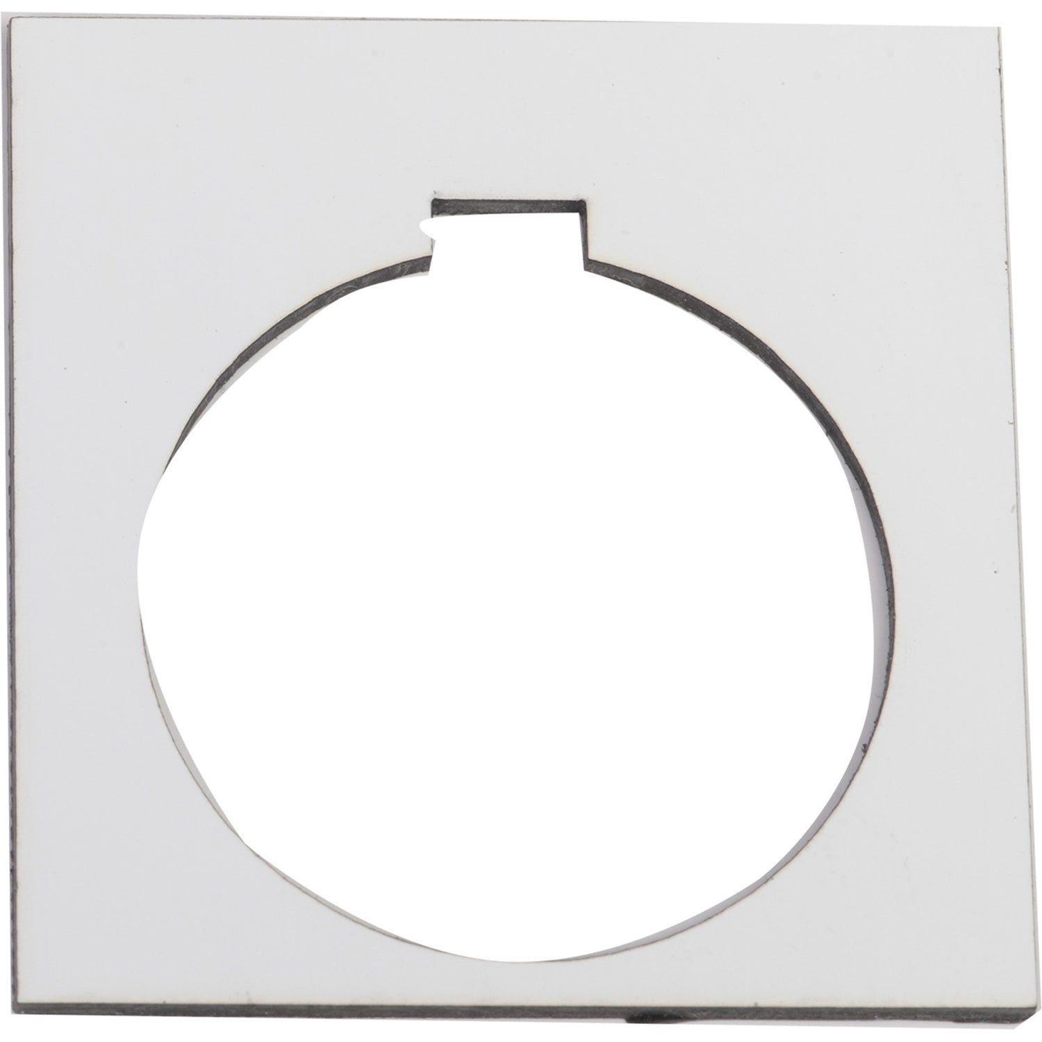 9001KN200WP - Schneider Electric - Square D 30mm Blank White Legend Plate