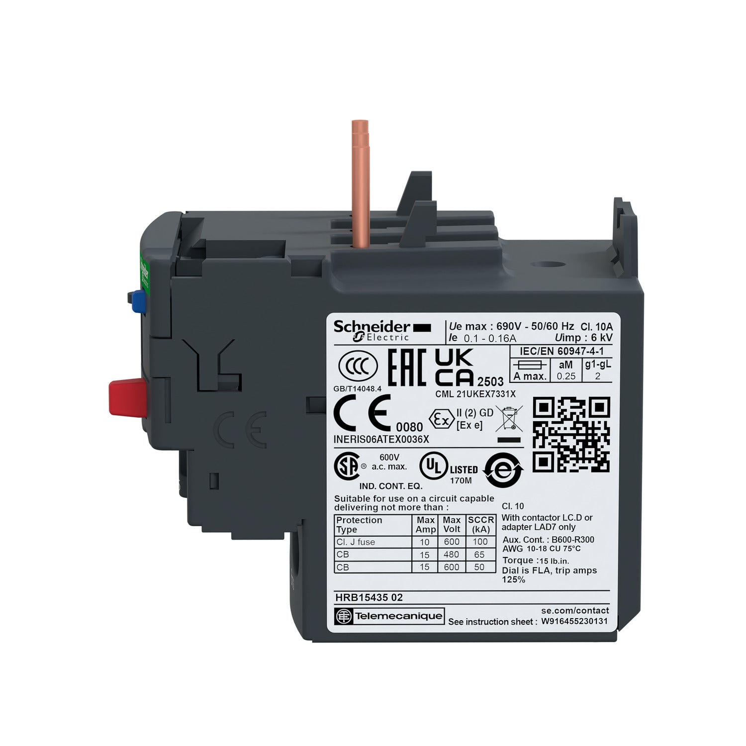LRD22 - Schneider Electric - Square D Overload Relay