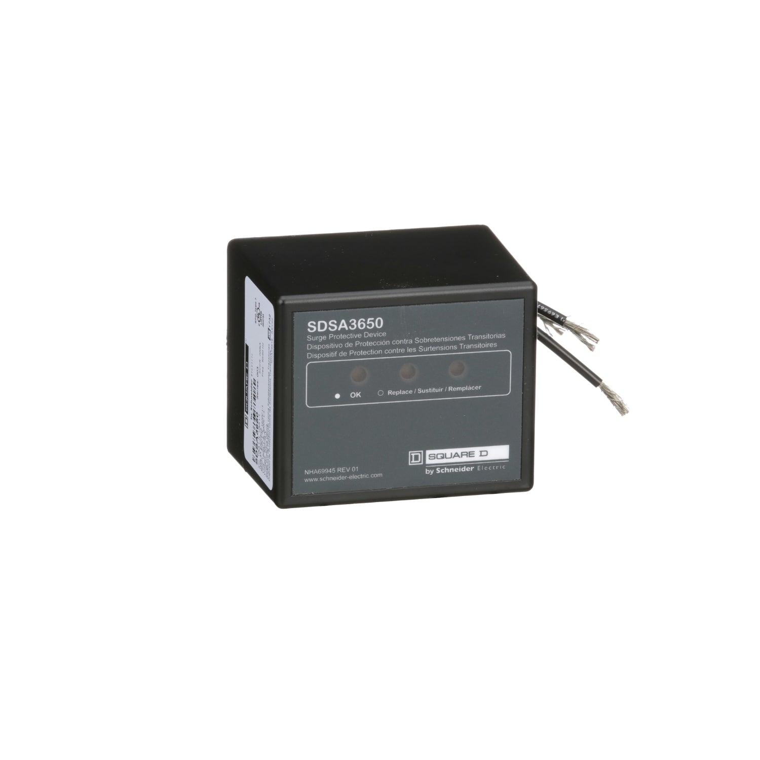 SDSA3650 - Schneider Electric - Square D Surge Protection Device Surgelogic 40kA 600Y/347VAC 3-Phase 4-Wire NEMA 4X