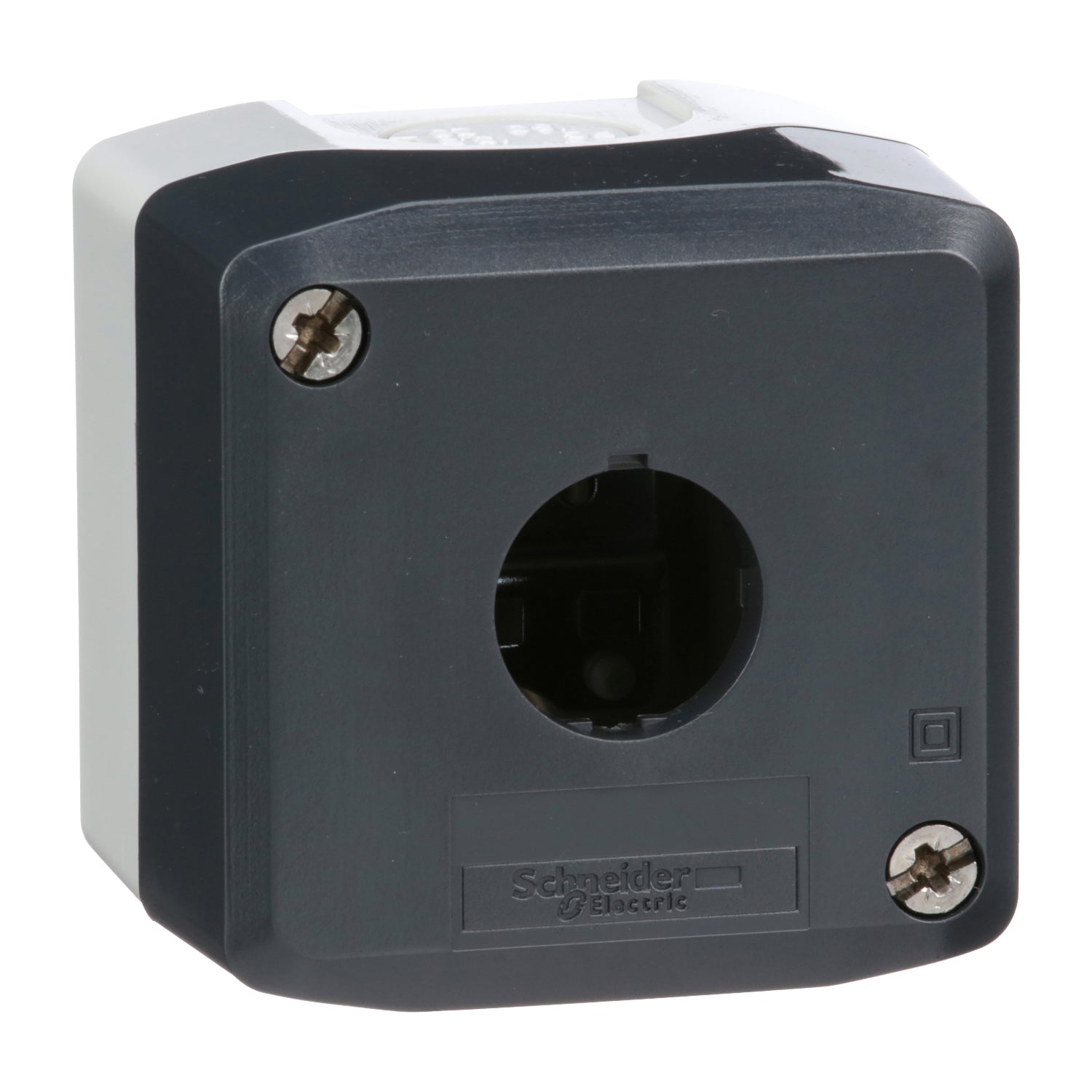 XALD01H7 - Schneider Electric - Square D Harmony Enclosure Dark Grey Lid with Light Grey Base 1 Opening