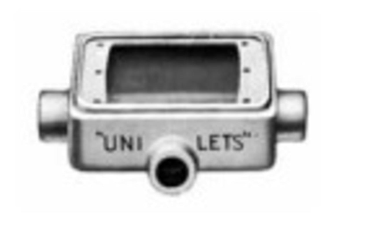 FSCT175 - Appleton - 3/4" 1-Gang Feed-Thru Malleable Iron FS Device Box