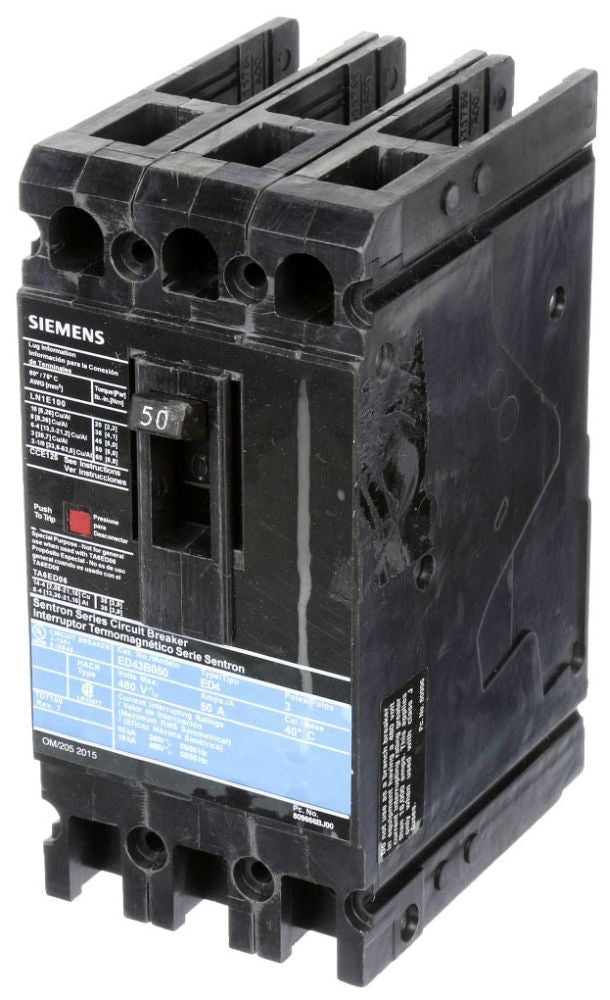 ED43B050 - Siemens -  50 Amp Thermal Magnetic Circuit Breaker