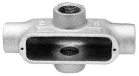 X50M - Appleton -  1/2 Inch X Conduit Body, Epoxy Coated Iron