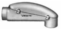 LL100A - Appleton -  1 Inch LL Conduit Body, Epoxy Coated Aluminum
