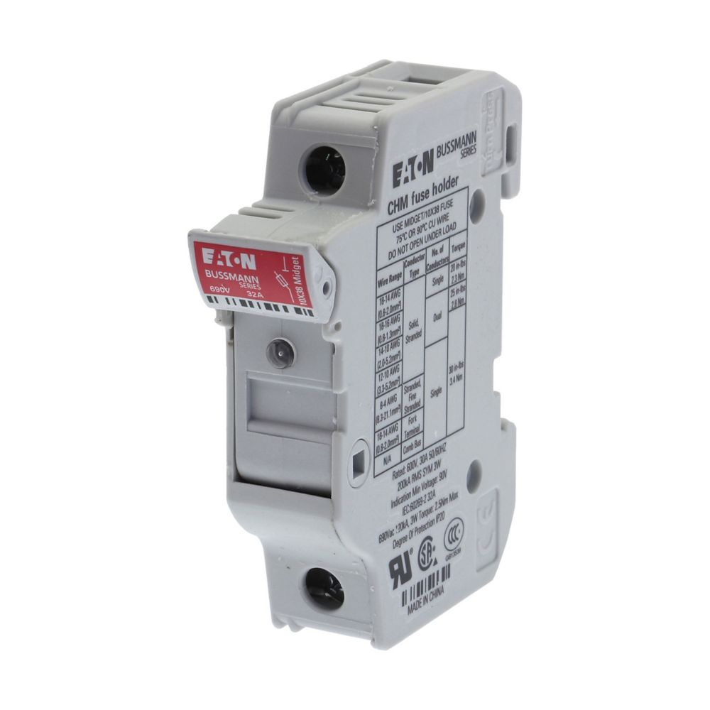 CHM1DIU - Eaton Bussmann Series - Eaton Bussmann series CHM modular fuse holder