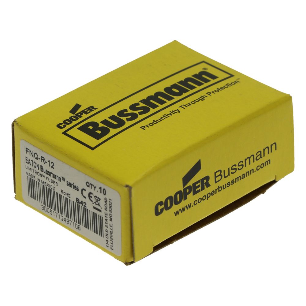 FNQ-R-12 - Eaton Bussmann Series - Eaton Bussmann series FNQ-R fuse