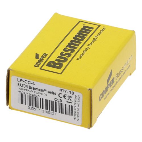 LP-CC-4 - Bussmann - 4A 600V Class CC Time-Delay Fuse