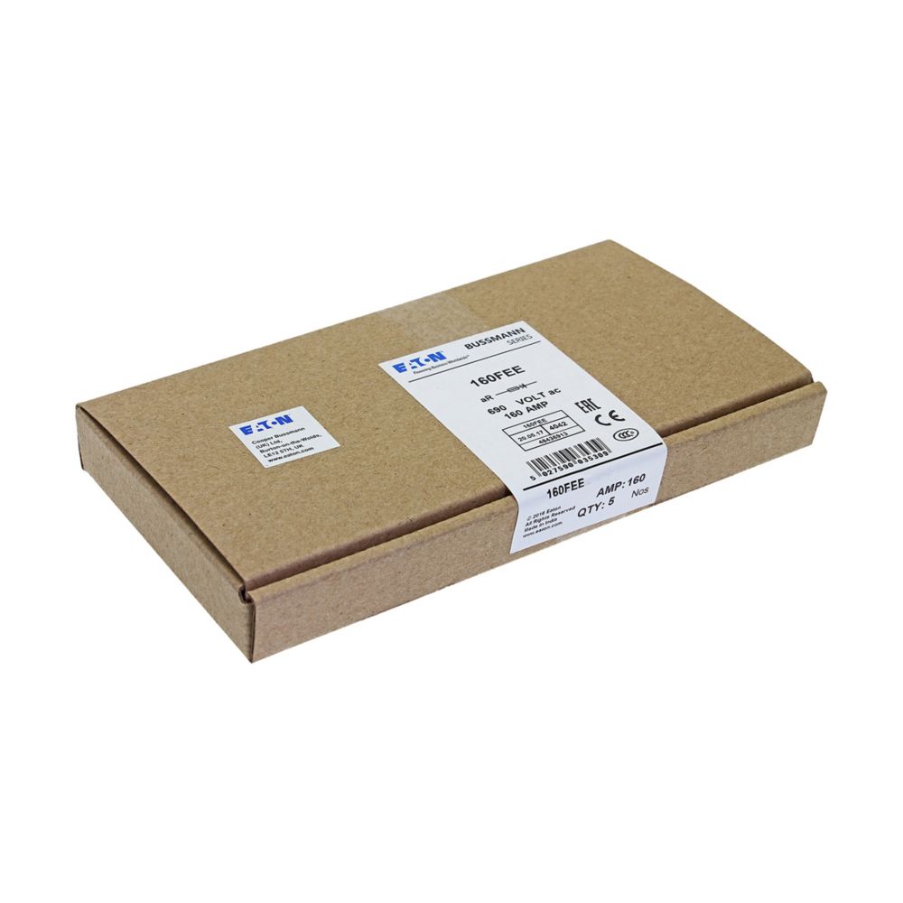 160FEE - Eaton Bussmann Series - Eaton Bussmann series high speed british standard fuse