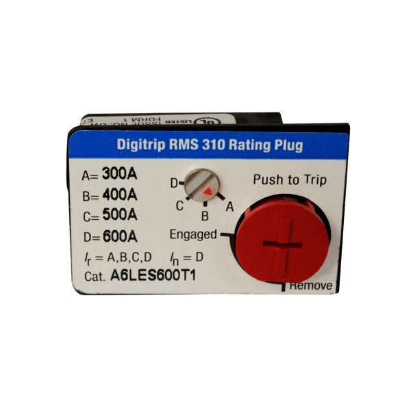 A6LES600T1 - Cutler-Hammer 300 Amp Circuit Breaker Rating Plug