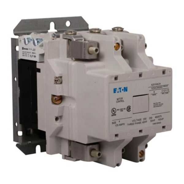 A201K4CA - Eaton Cutler-Hammer 135 Amp 3 Pole 120 Volt Non-Reversing Magnetic Contactor
