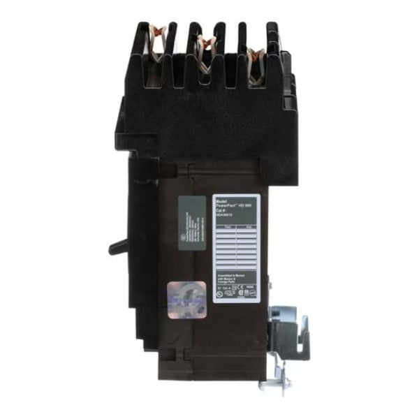 HDA36125 - Circuit breaker, PowerPacT H, 125A, 3 pole, 600VAC, 14kA, I-Line, thermal magnetic, 80%, ABC